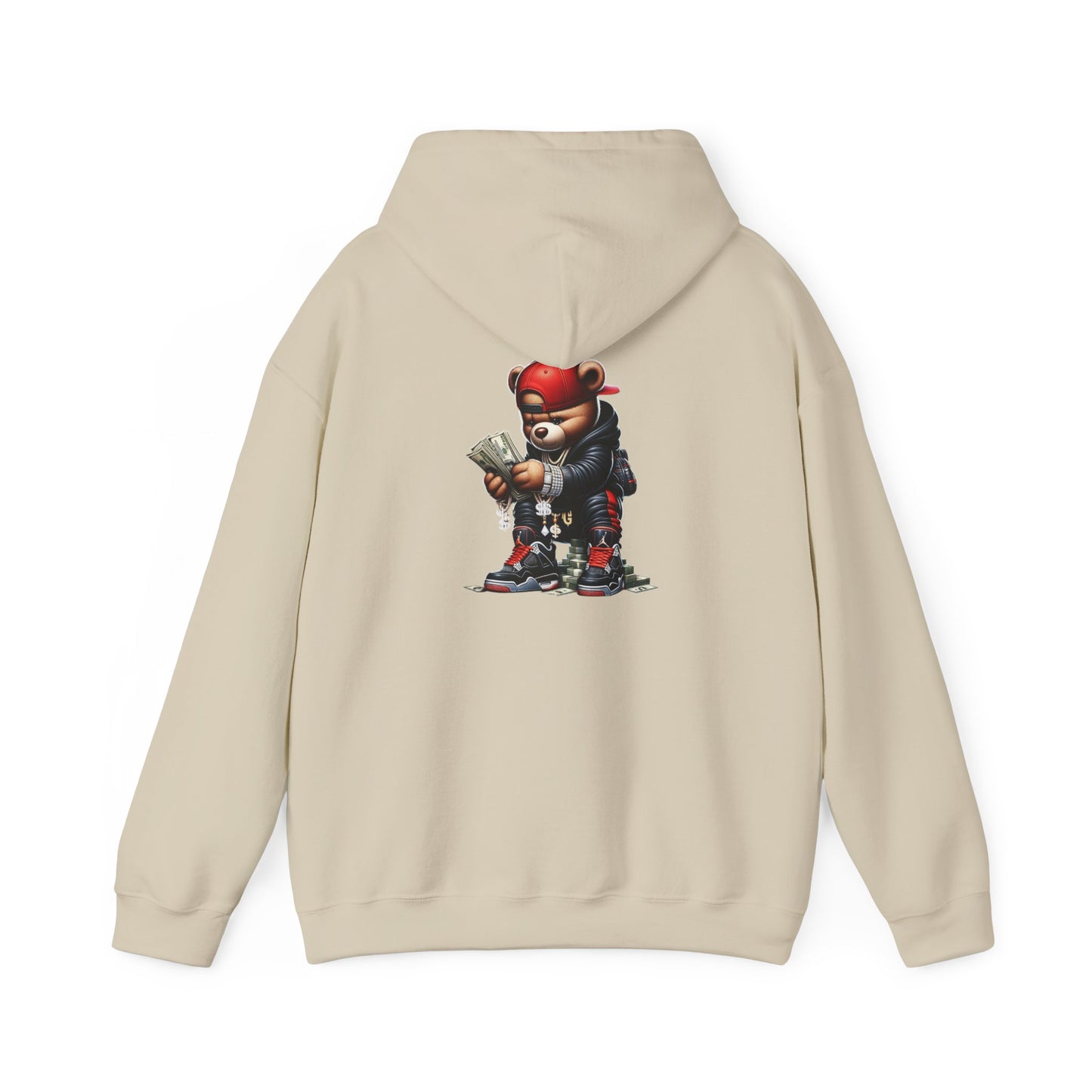 Hustle Bear Unisex Heavy Blend™ Hooded Sweatshirt | Motivational Streetwear for Entrepreneurs
