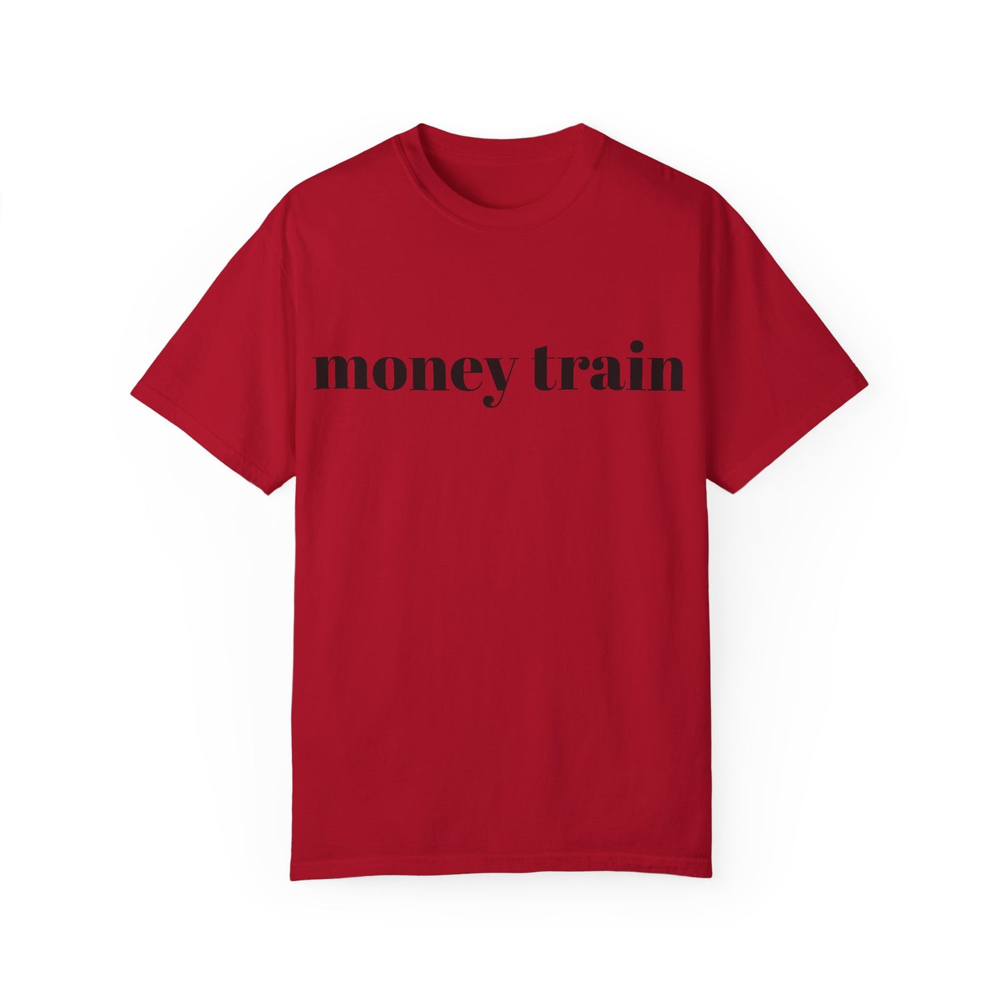 Money Train Unisex Garment-Dyed T-Shirt - Trendy Casual Wear for Money Enthusiasts