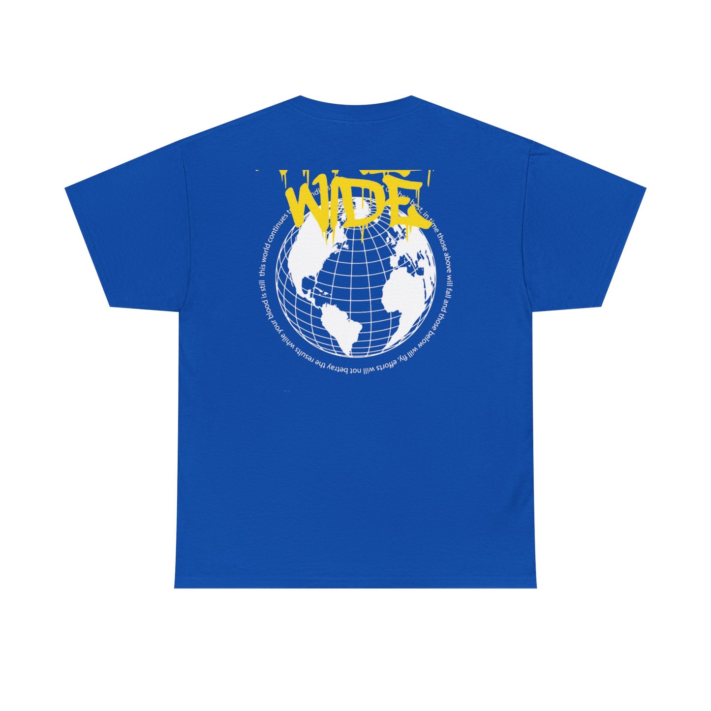 Unisex Heavy Cotton Tee - Worldwide Graphic Tee for Travel Enthusiasts