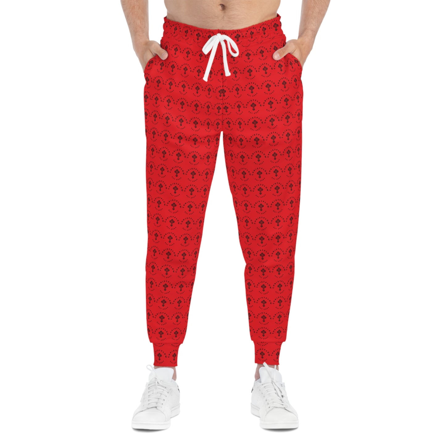 Comfortable Red Athletic Joggers for Active Lifestyle