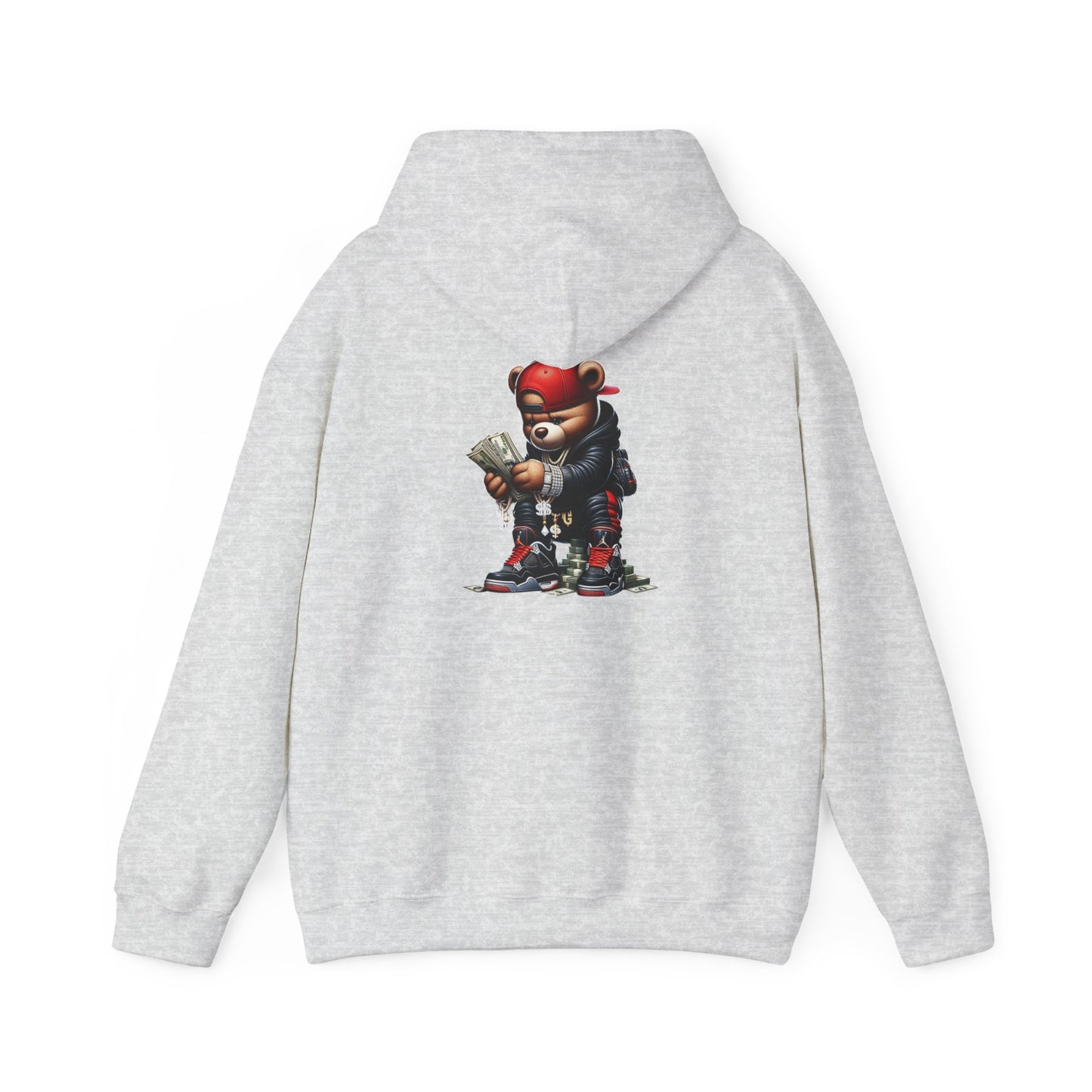 Hustle Bear Unisex Heavy Blend™ Hooded Sweatshirt | Motivational Streetwear for Entrepreneurs