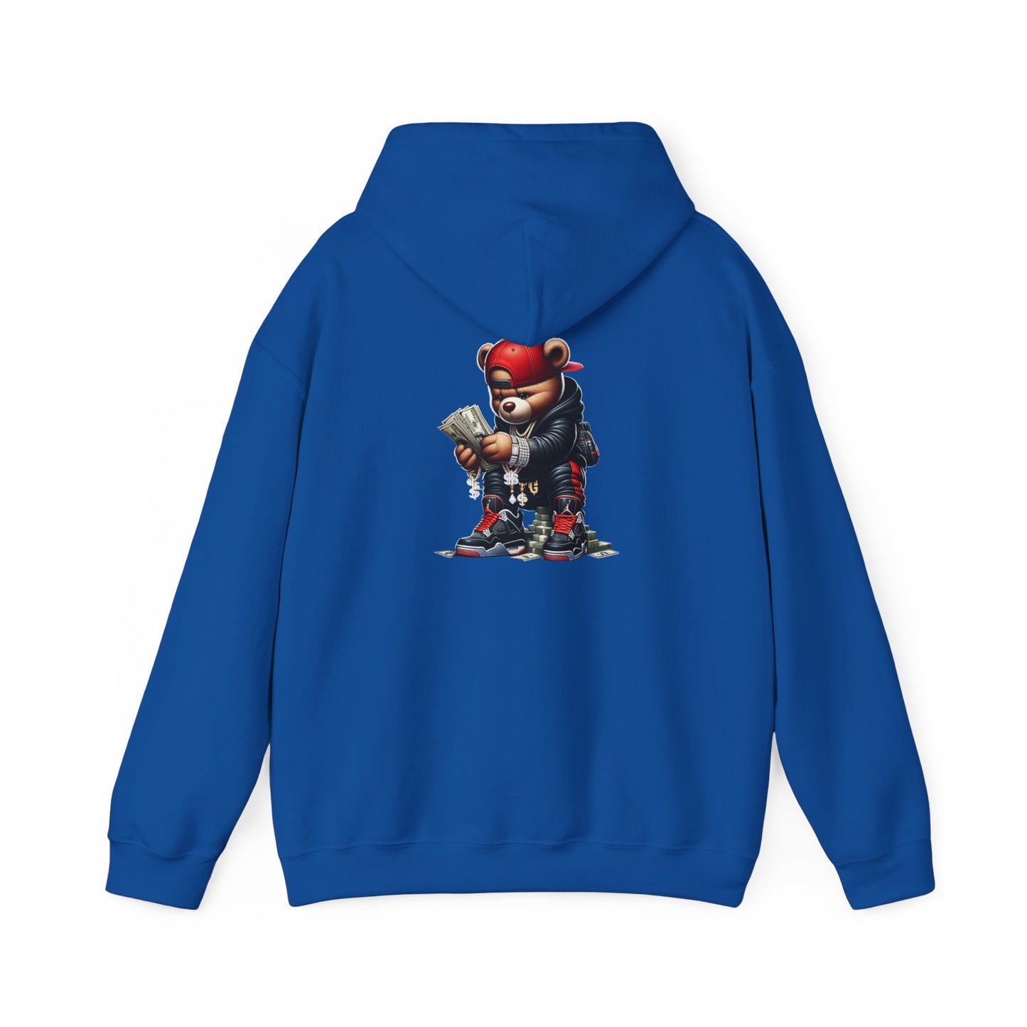Hustle Bear Unisex Heavy Blend™ Hooded Sweatshirt | Motivational Streetwear for Entrepreneurs