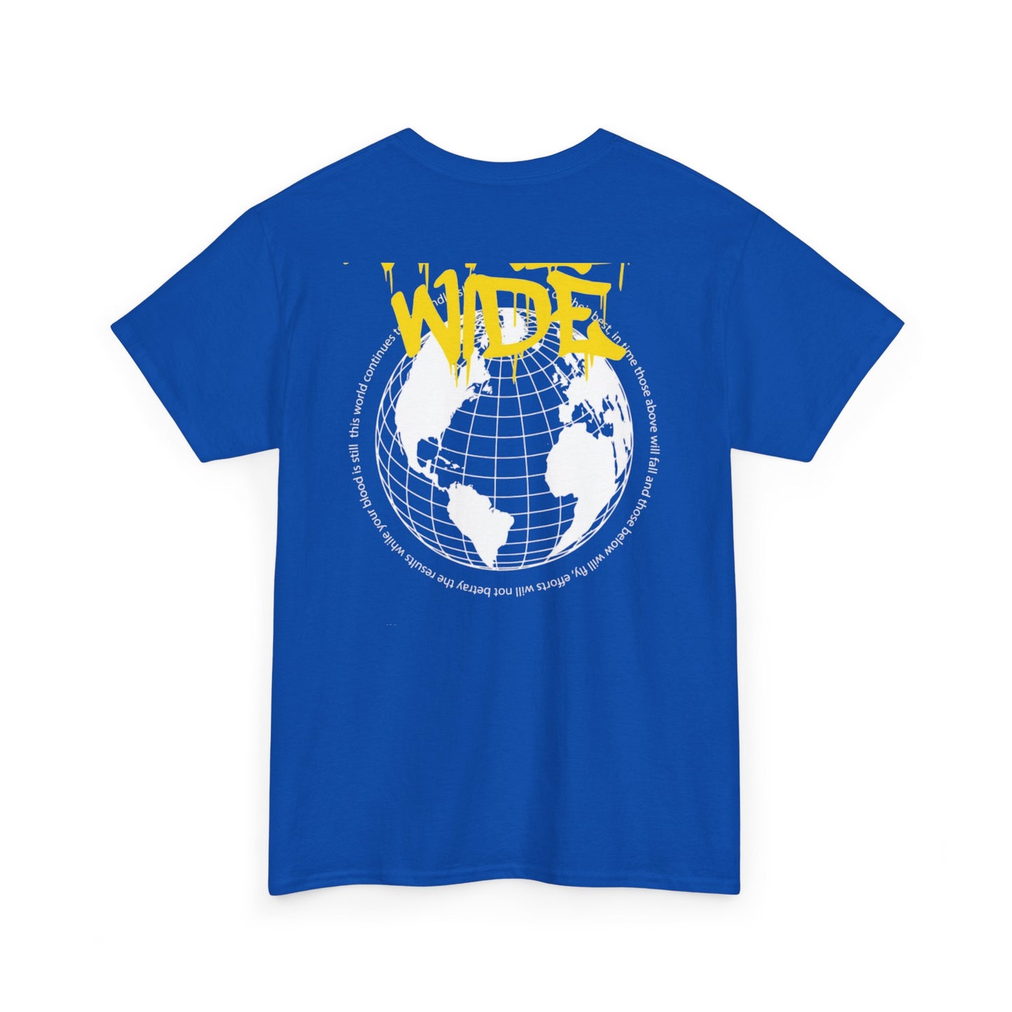 Unisex Heavy Cotton Tee - Worldwide Graphic Tee for Travel Enthusiasts
