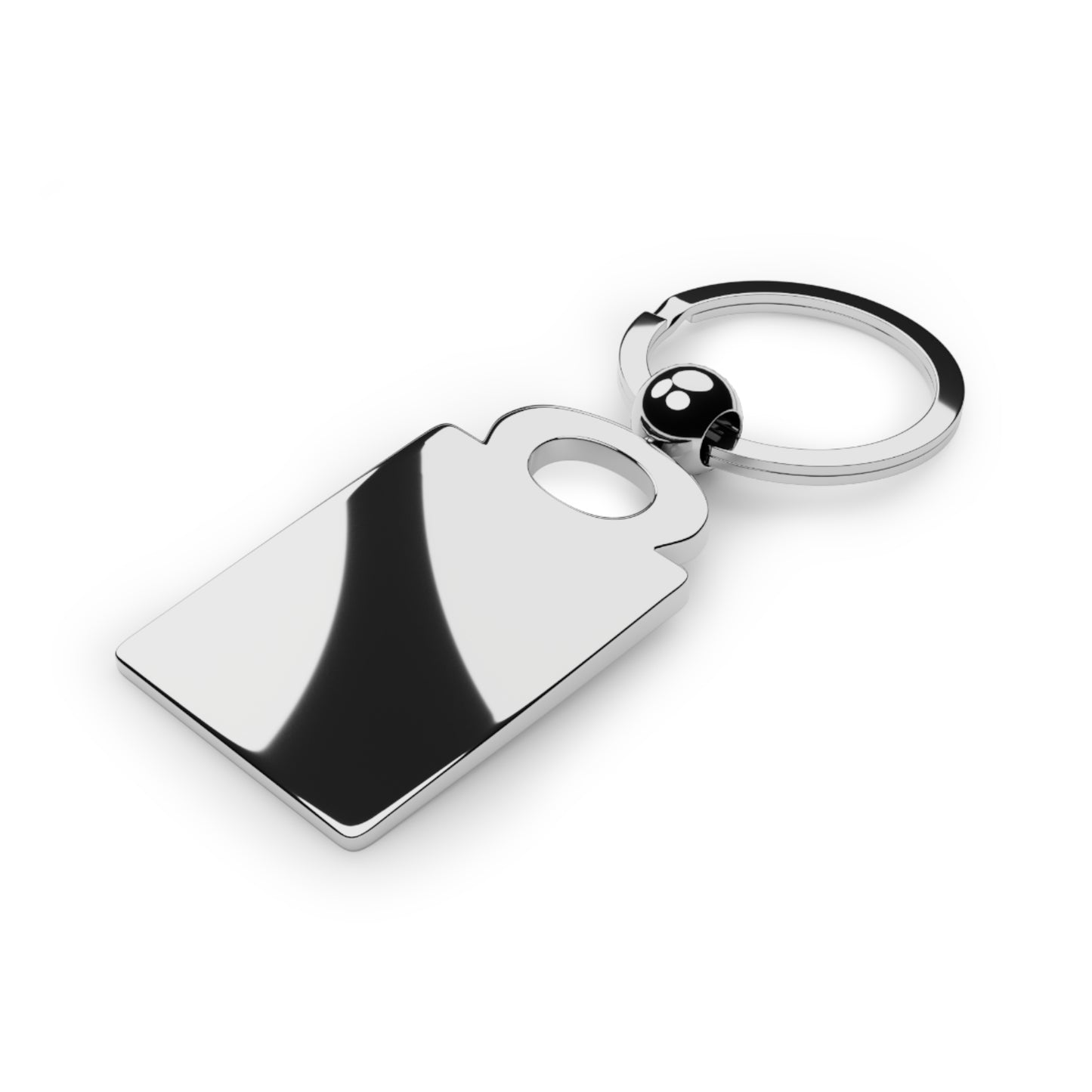 Personalized Rectangle Photo Keyring - 'God's Plan'