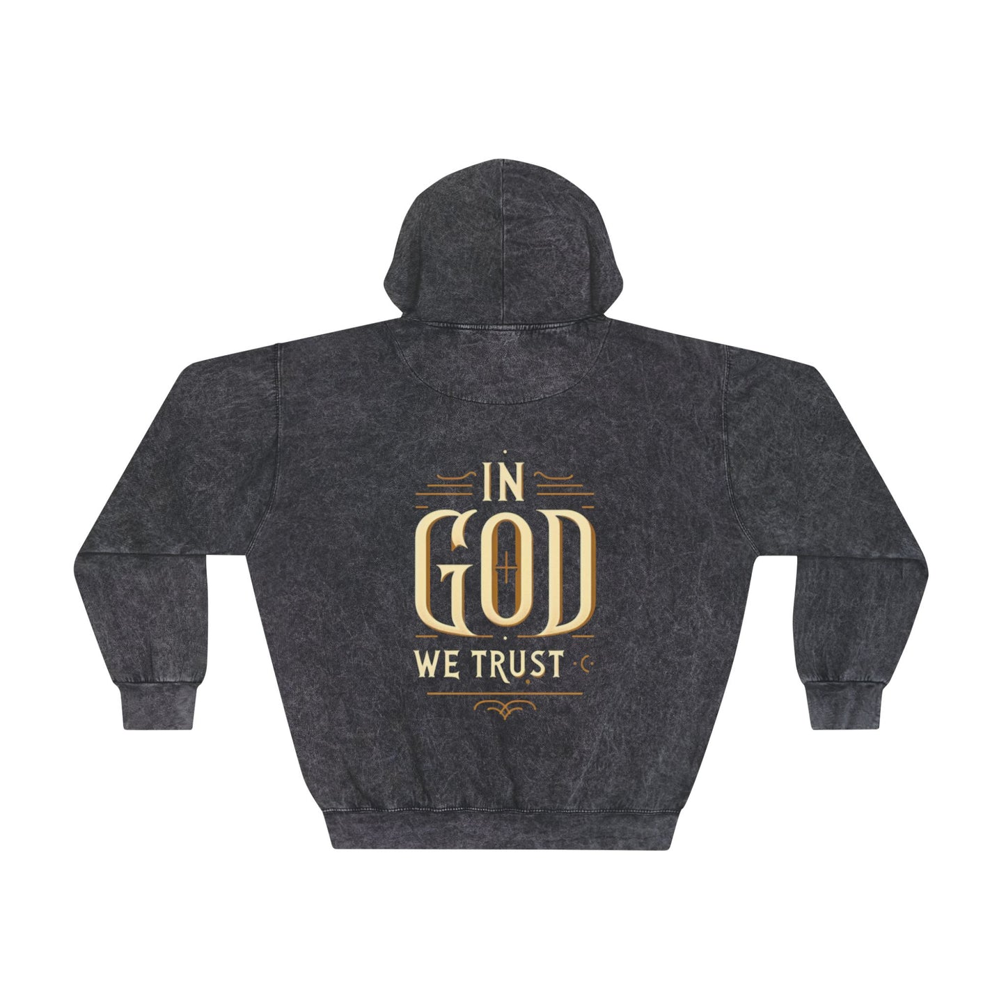 Unisex Mineral Wash Hoodie - Faith-Inspired Spiritual Wear