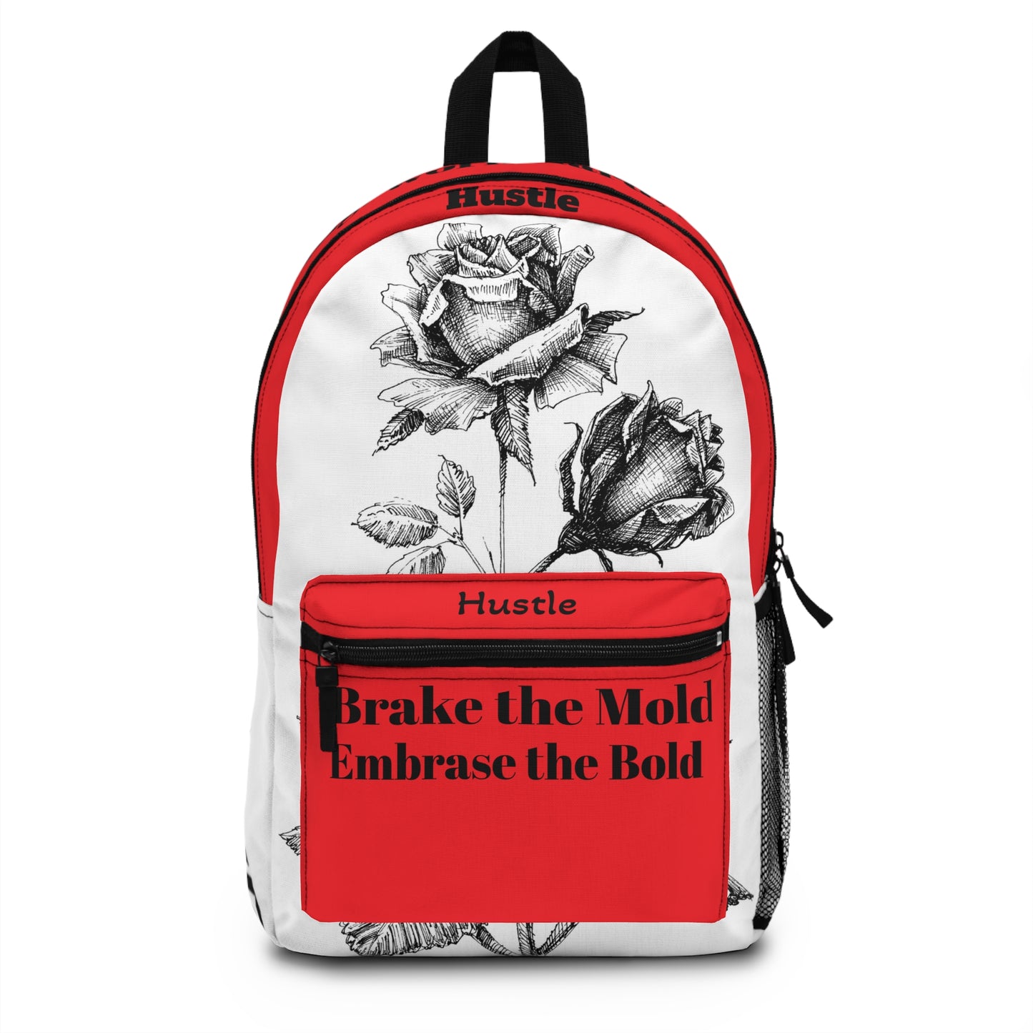 Hustle-Inspired Backpack - "Brake the Mold, Embrace the Bold"