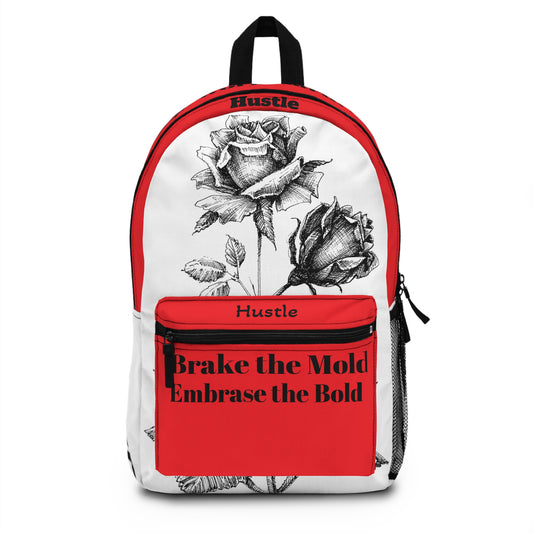 Hustle-Inspired Backpack - "Brake the Mold, Embrace the Bold"