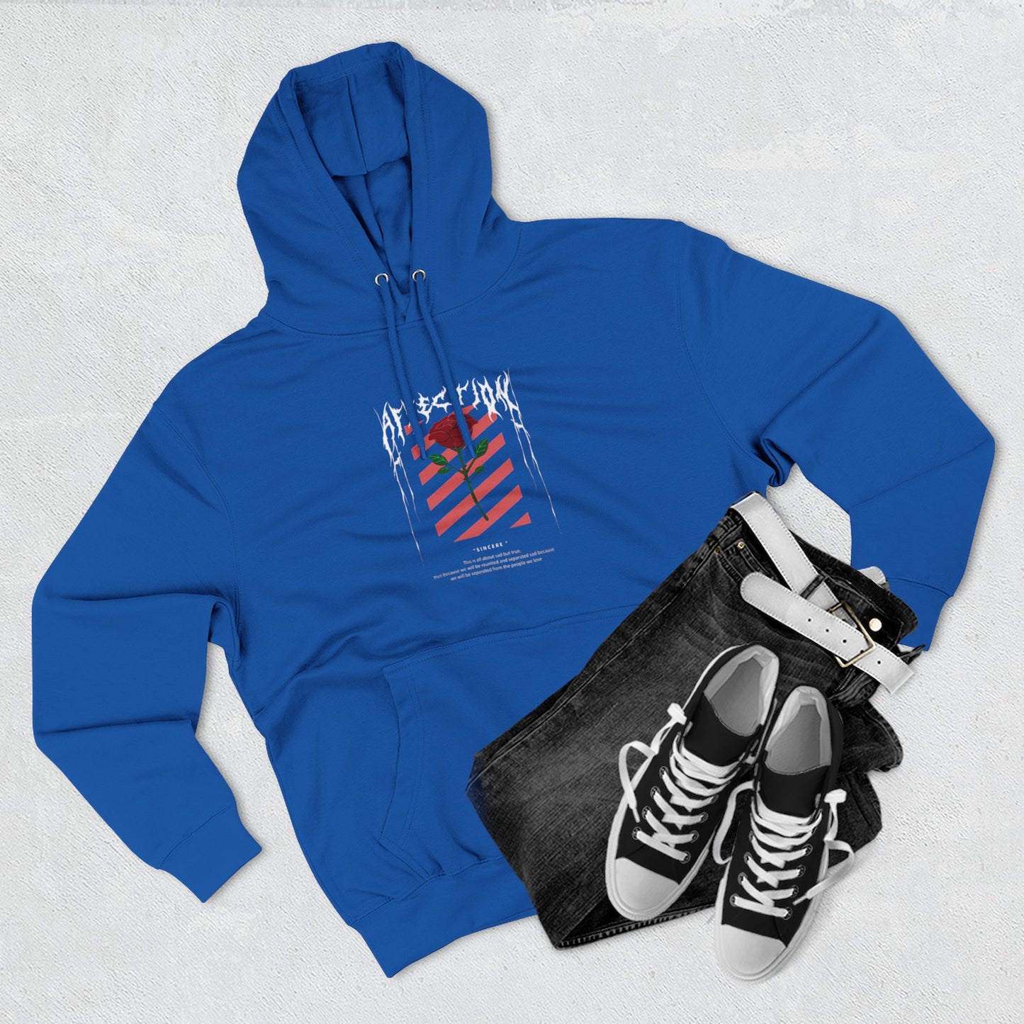 Stylish Three-Panel Fleece Hoodie – Perfect for Casual Days and Holiday Gifting