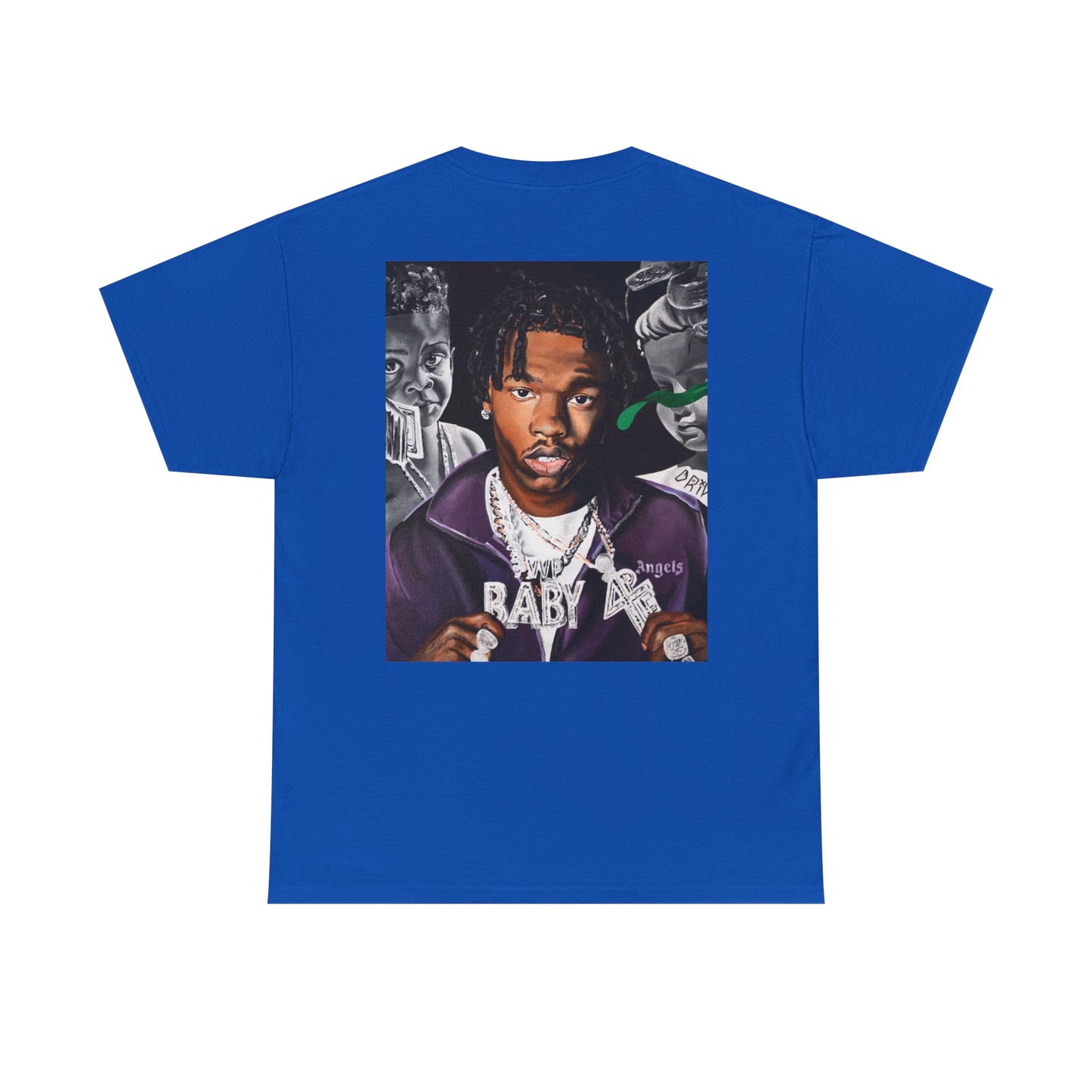 Unisex Heavy Cotton Tee - Cool Streetwear Graphic Tee featuring Lil Baby