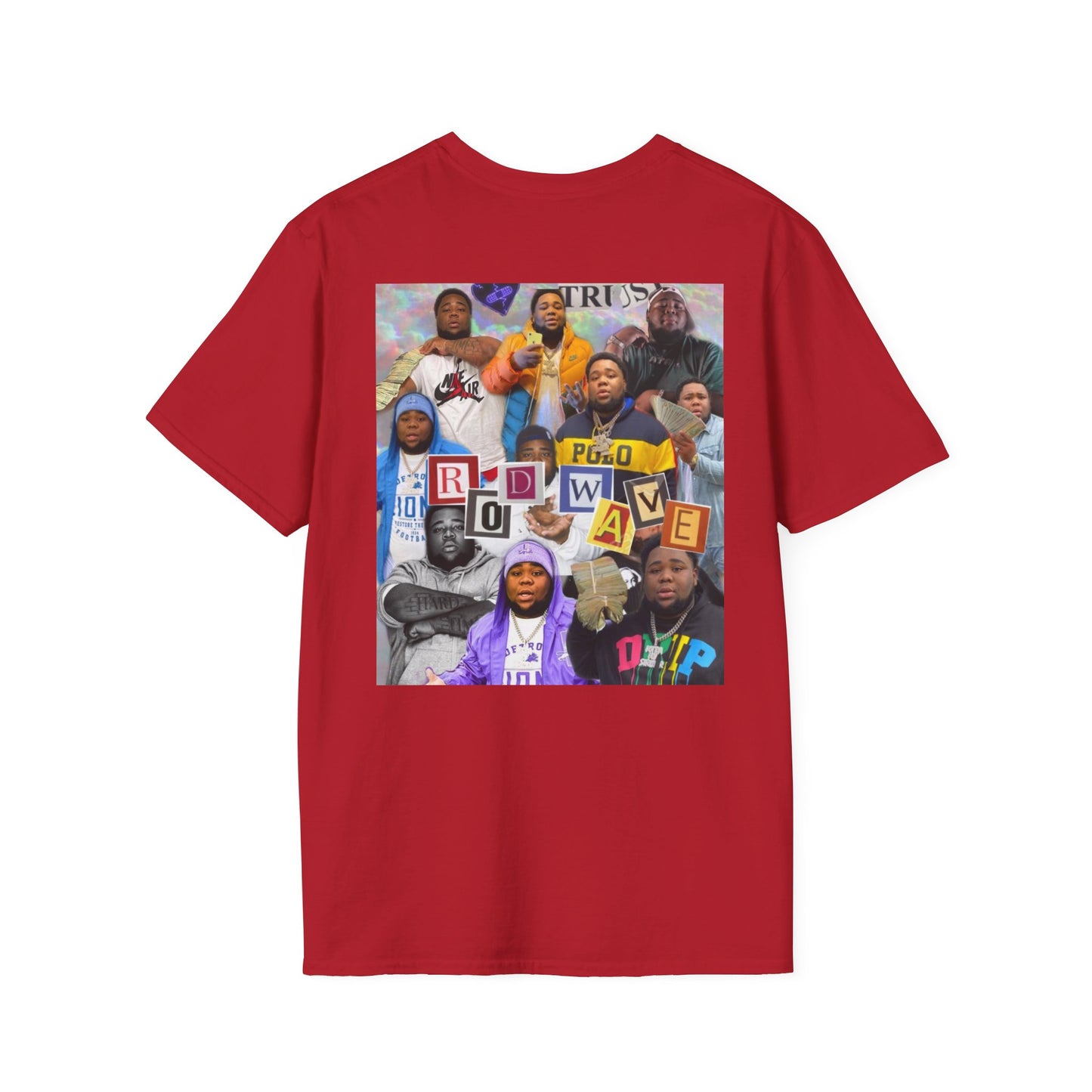 Unisex Softstyle T-Shirt with Ridwave Graphic - Casual Streetwear for Music Lovers