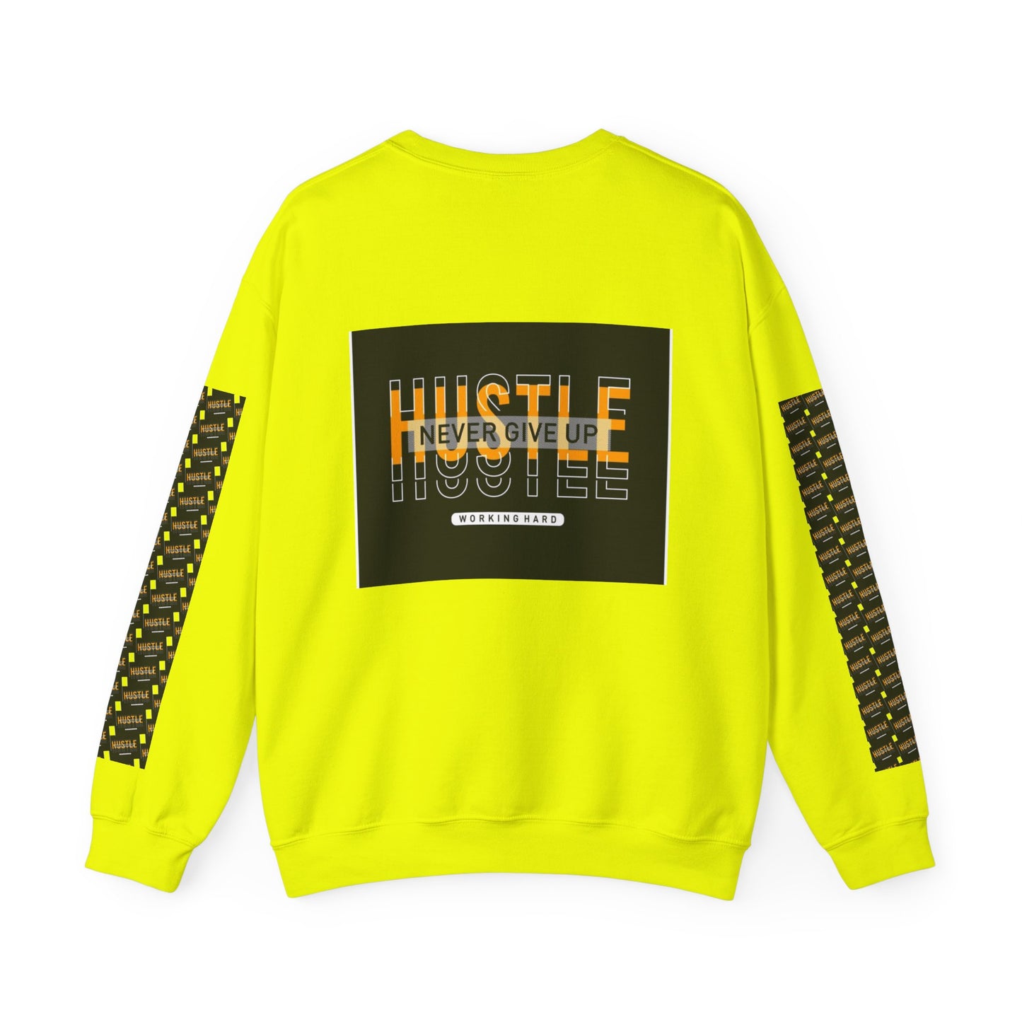 Hustle Crewneck Sweatshirt - Unisex Heavy Blend™ - Motivational Design