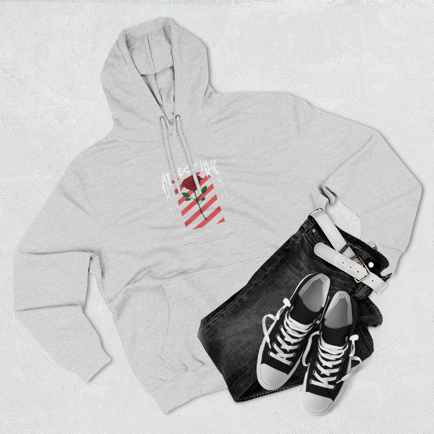 Stylish Three-Panel Fleece Hoodie – Perfect for Casual Days and Holiday Gifting