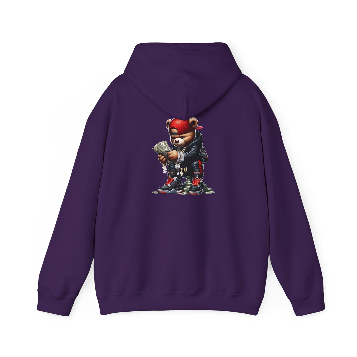 Hustle Bear Unisex Heavy Blend™ Hooded Sweatshirt | Motivational Streetwear for Entrepreneurs
