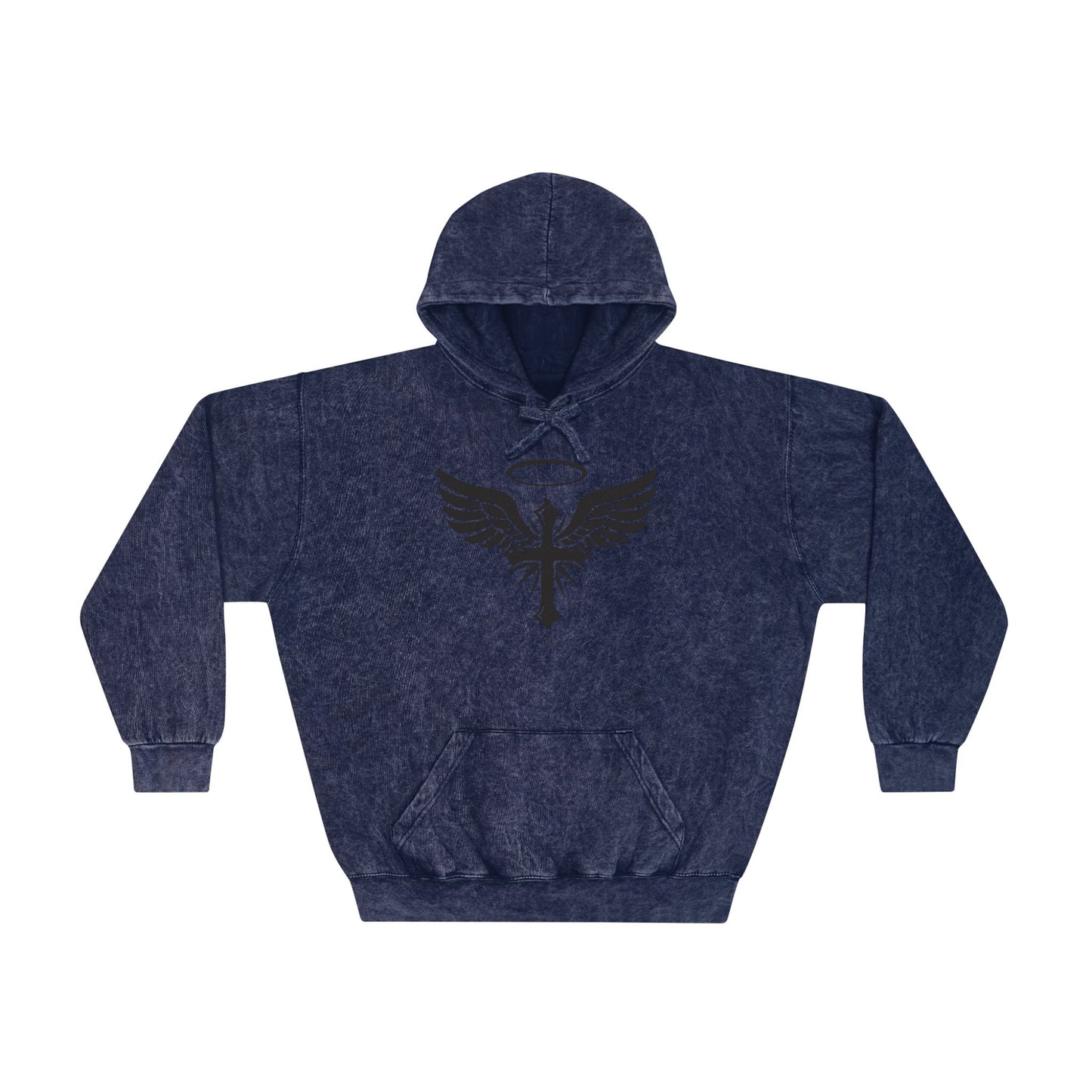 Unisex Mineral Wash Hoodie - Faith-Inspired Spiritual Wear