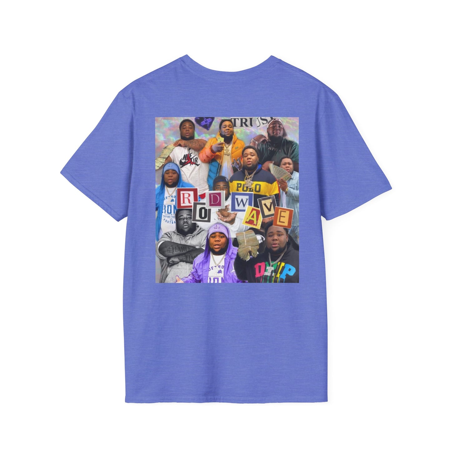 Unisex Softstyle T-Shirt with Ridwave Graphic - Casual Streetwear for Music Lovers