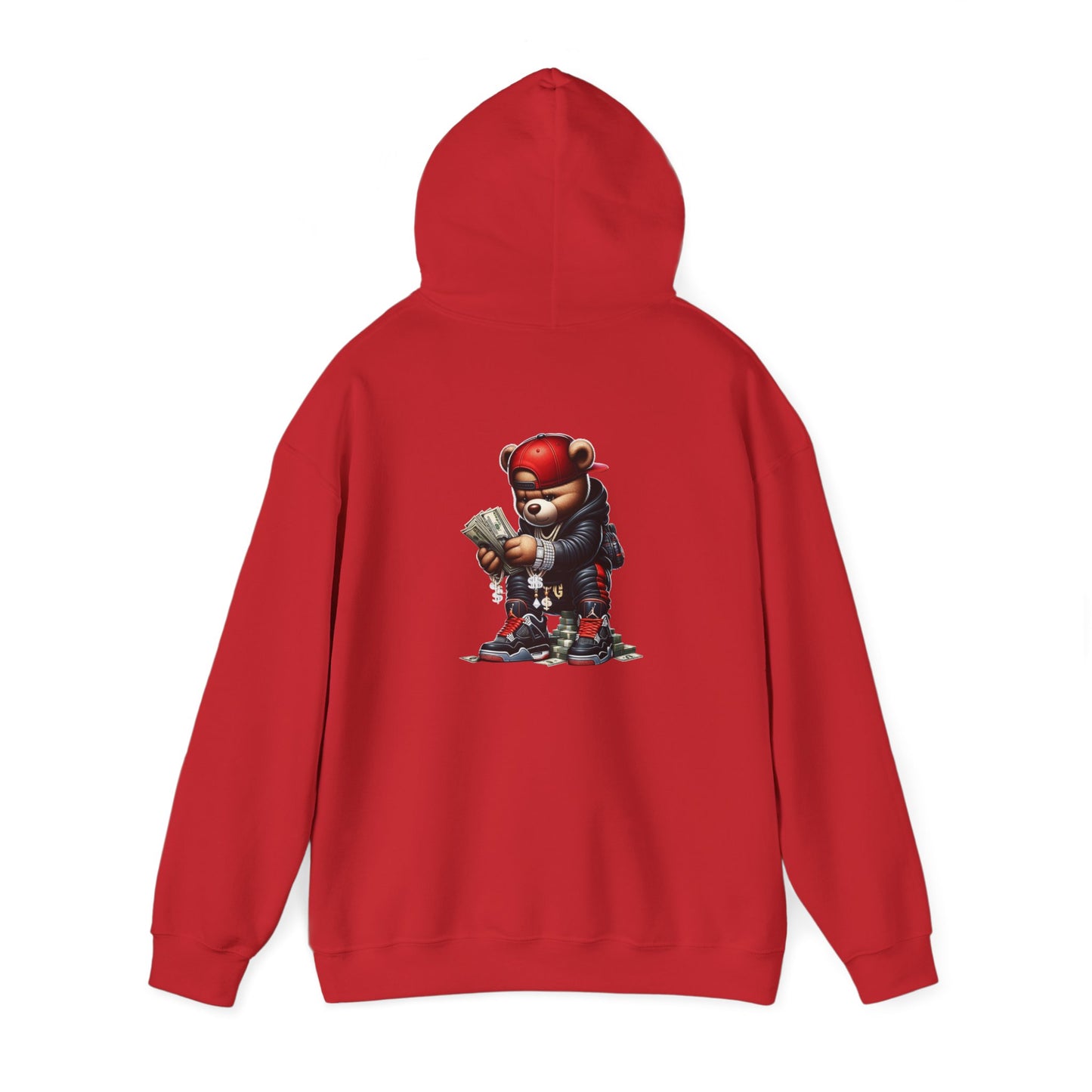 Hustle Bear Unisex Heavy Blend™ Hooded Sweatshirt | Motivational Streetwear for Entrepreneurs