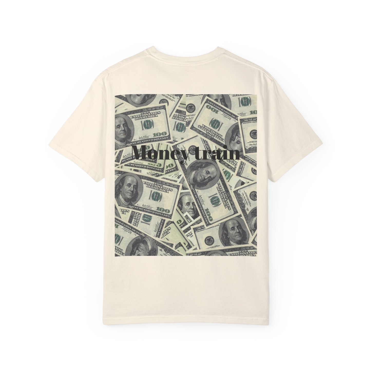 Money Train Unisex Garment-Dyed T-Shirt - Trendy Casual Wear for Money Enthusiasts
