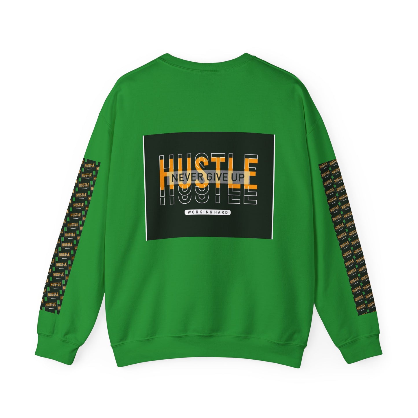 Hustle Crewneck Sweatshirt - Unisex Heavy Blend™ - Motivational Design