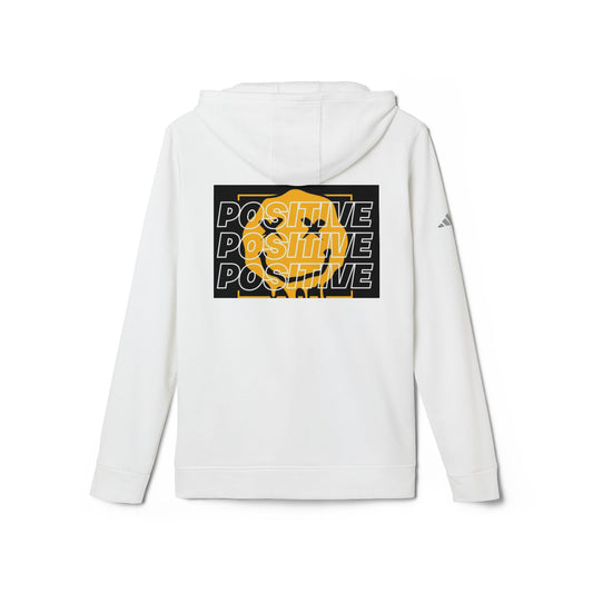 Unisex Fleece Hoodie with Positive Vibes Design