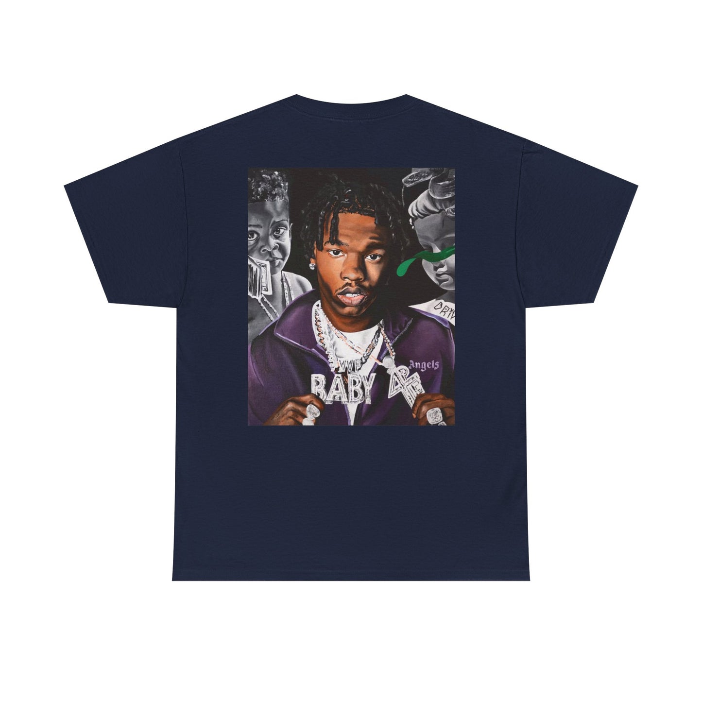 Unisex Heavy Cotton Tee - Cool Streetwear Graphic Tee featuring Lil Baby