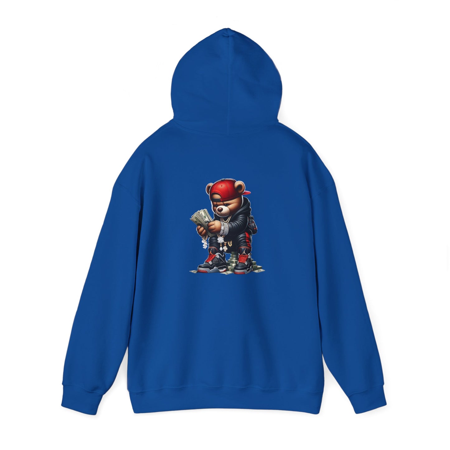 Hustle Bear Unisex Heavy Blend™ Hooded Sweatshirt | Motivational Streetwear for Entrepreneurs