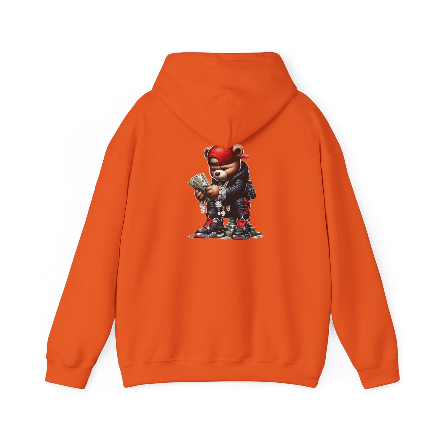 Hustle Bear Unisex Heavy Blend™ Hooded Sweatshirt | Motivational Streetwear for Entrepreneurs