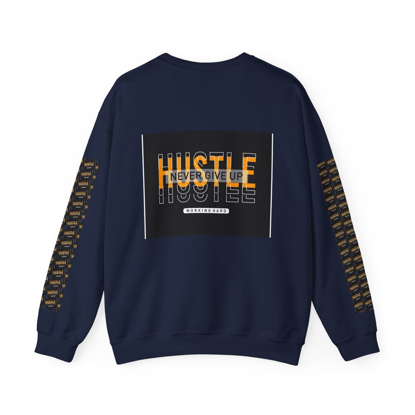 Hustle Crewneck Sweatshirt - Unisex Heavy Blend™ - Motivational Design