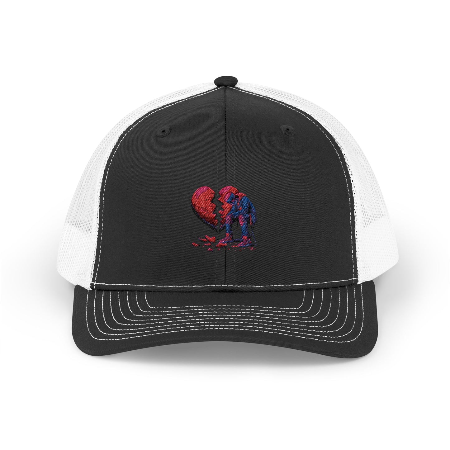 Heartbreak Embroidered Snapback Trucker Cap - Perfect Gift for Casual Lovers
