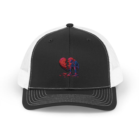 Heartbreak Embroidered Snapback Trucker Cap - Perfect Gift for Casual Lovers