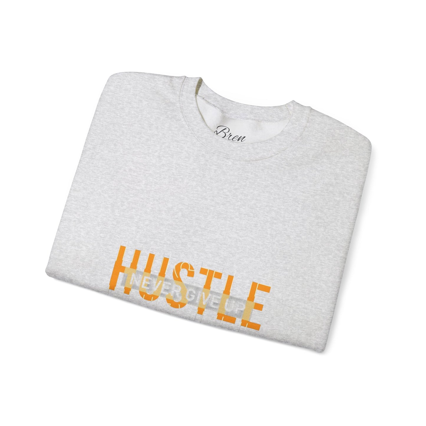 Hustle Crewneck Sweatshirt - Unisex Heavy Blend™ - Motivational Design