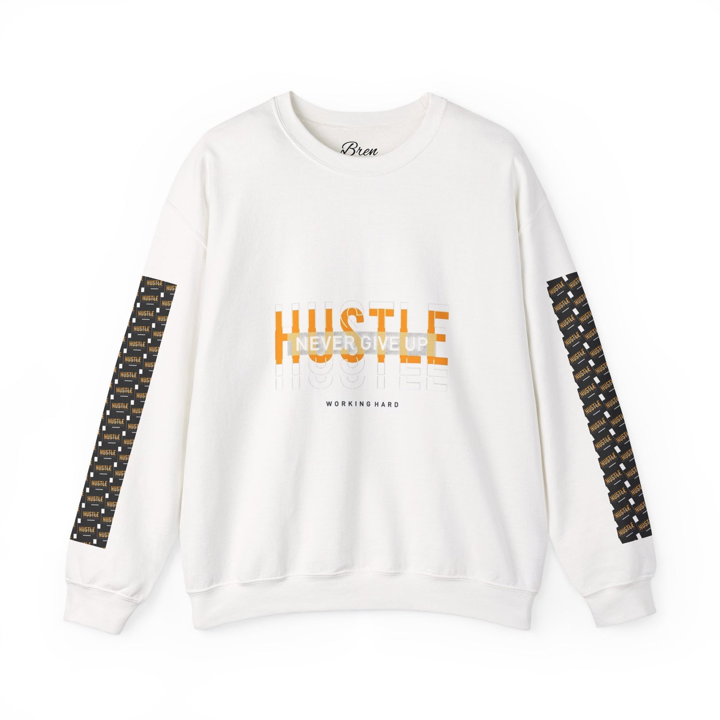 Hustle Crewneck Sweatshirt - Unisex Heavy Blend™ - Motivational Design