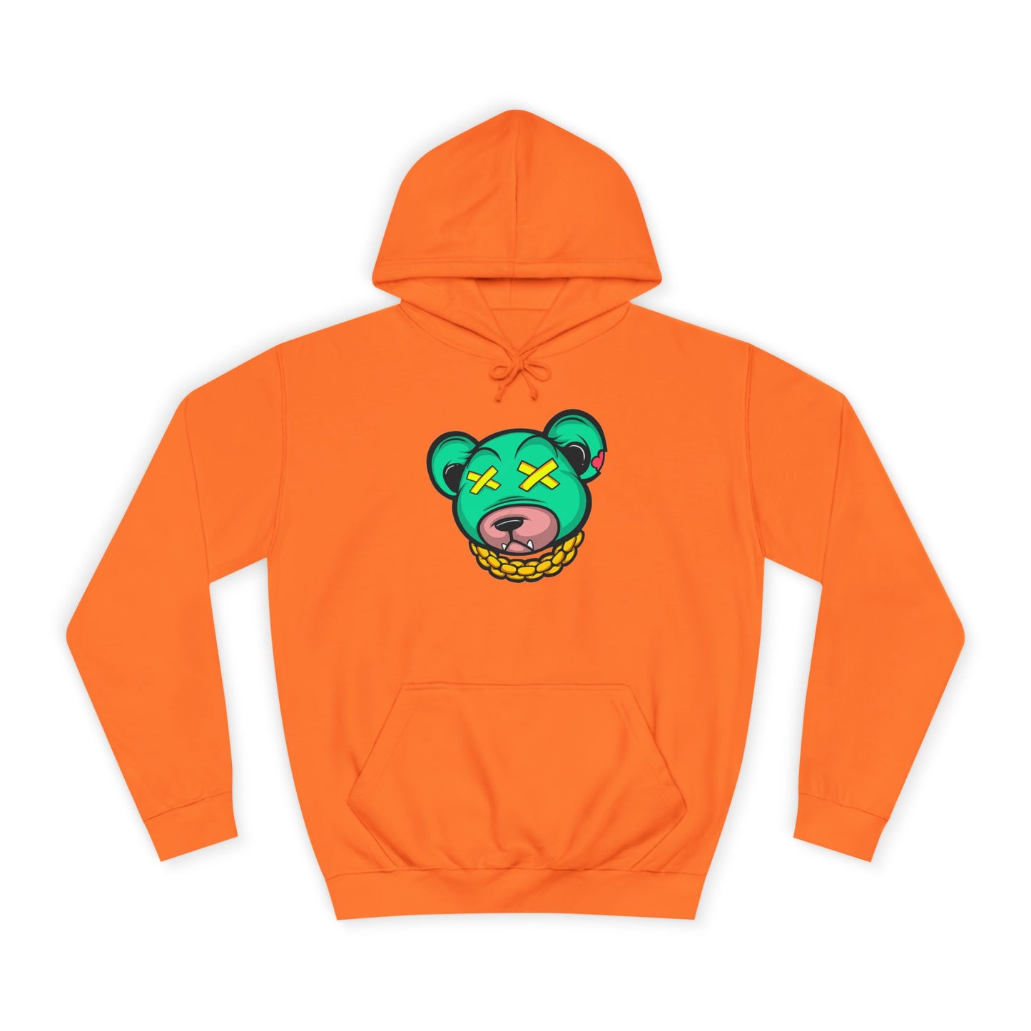 Cool Cartoon Bear Unisex College Hoodie