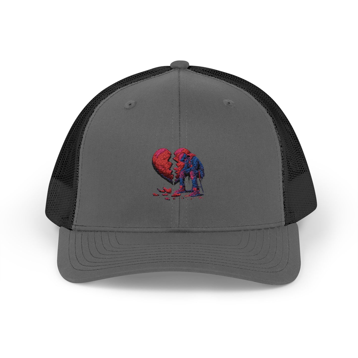 Heartbreak Embroidered Snapback Trucker Cap - Perfect Gift for Casual Lovers