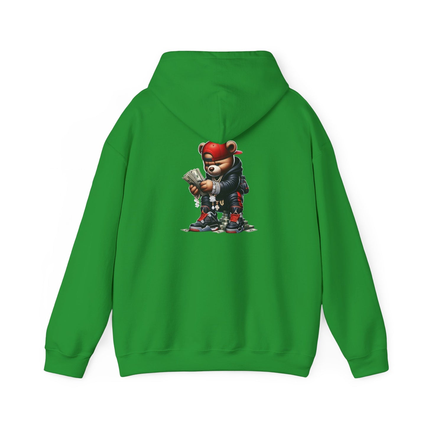 Hustle Bear Unisex Heavy Blend™ Hooded Sweatshirt | Motivational Streetwear for Entrepreneurs