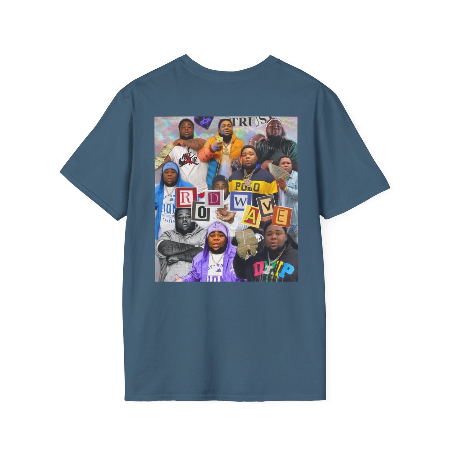 Unisex Softstyle T-Shirt with Ridwave Graphic - Casual Streetwear for Music Lovers