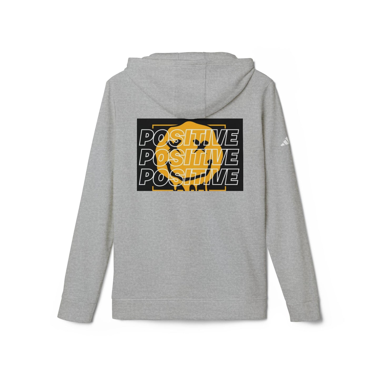 Unisex Fleece Hoodie with Positive Vibes Design