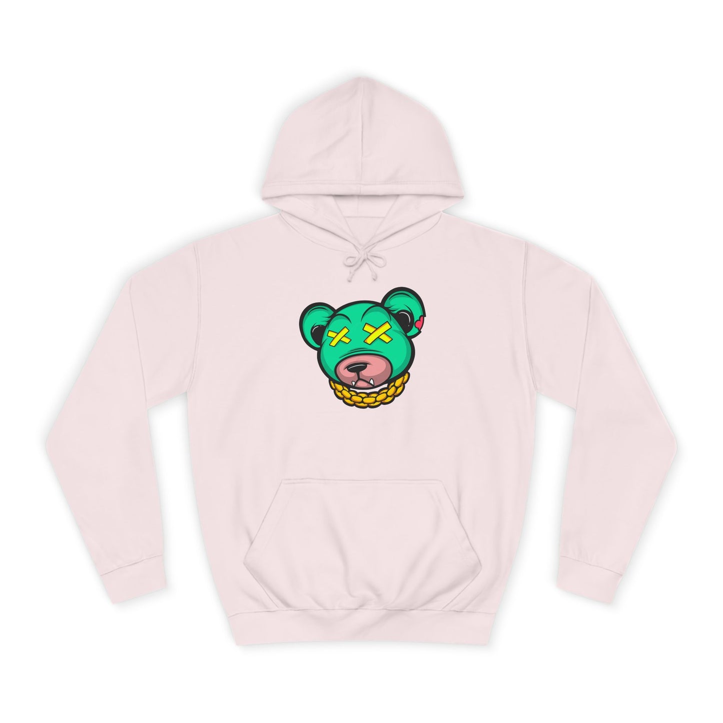 Cool Cartoon Bear Unisex College Hoodie