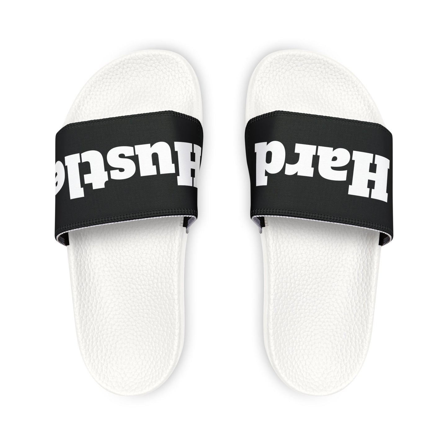 Men's Hustle Hard Sliders - Removable-Strap Sandals for Casual Comfort