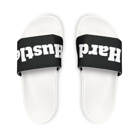 Men's Hustle Hard Sliders - Removable-Strap Sandals for Casual Comfort