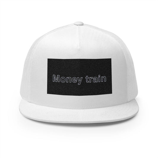 Money Train 5 Panel Trucker Cap - Stylish Embroidered Hat