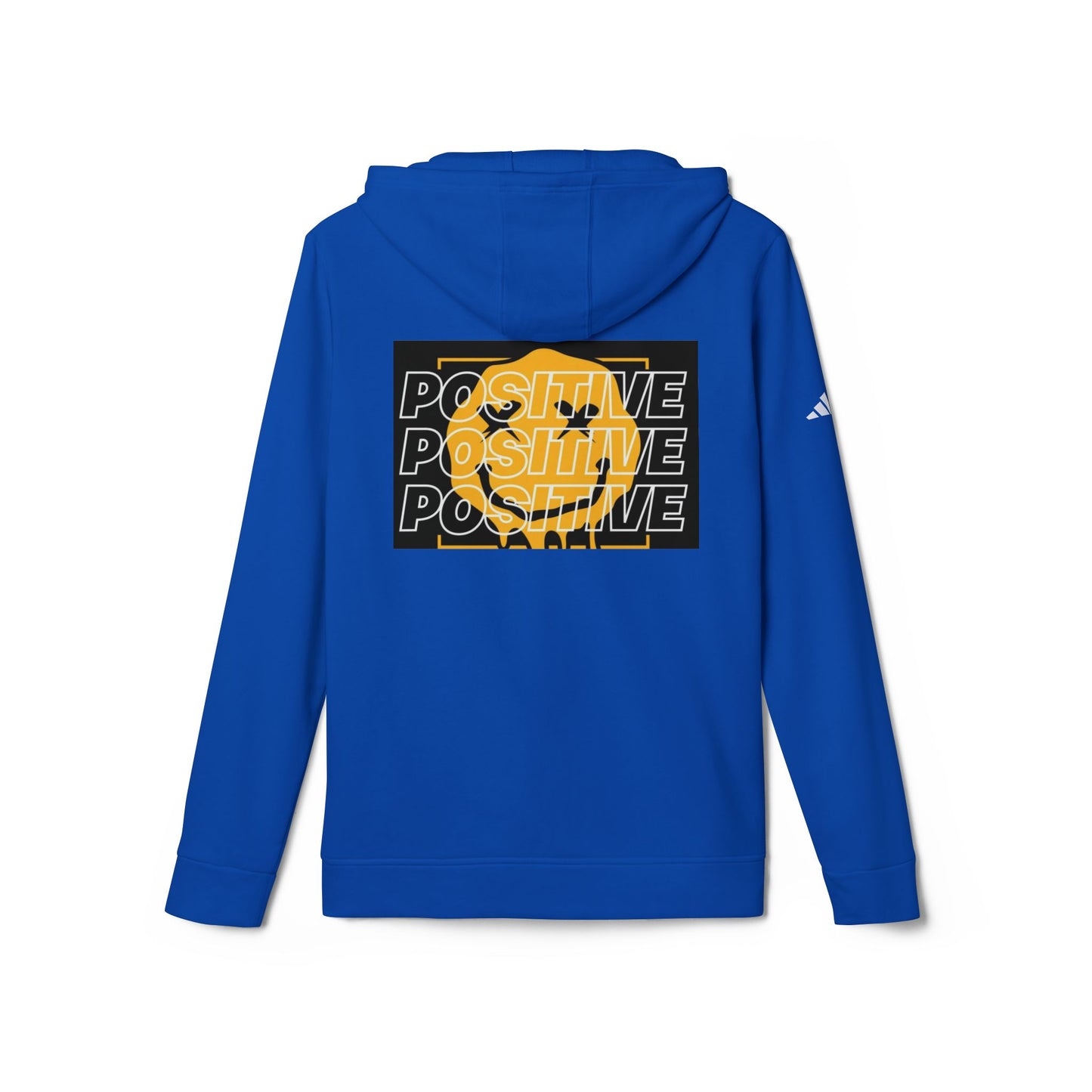 Unisex Fleece Hoodie with Positive Vibes Design