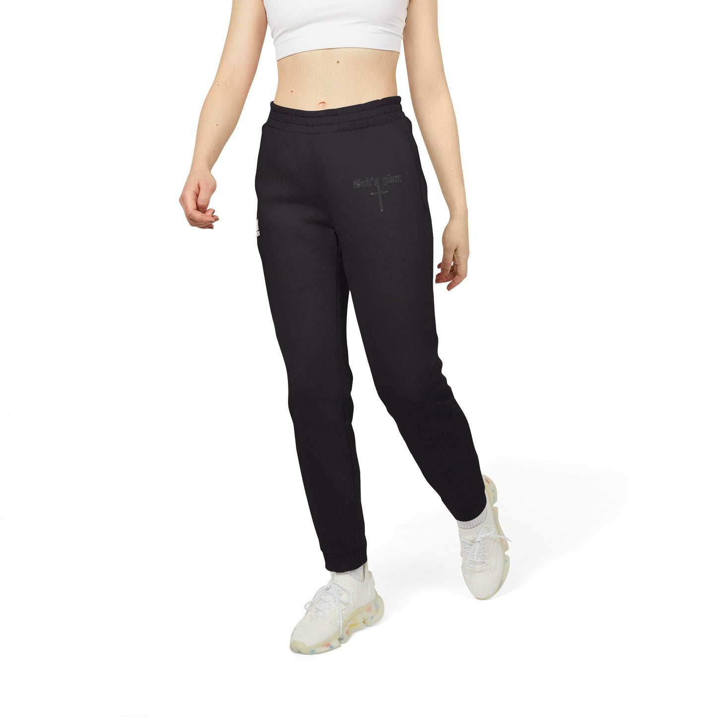 Adidas Unisex Fleece Joggers - God's Plan Sportswear