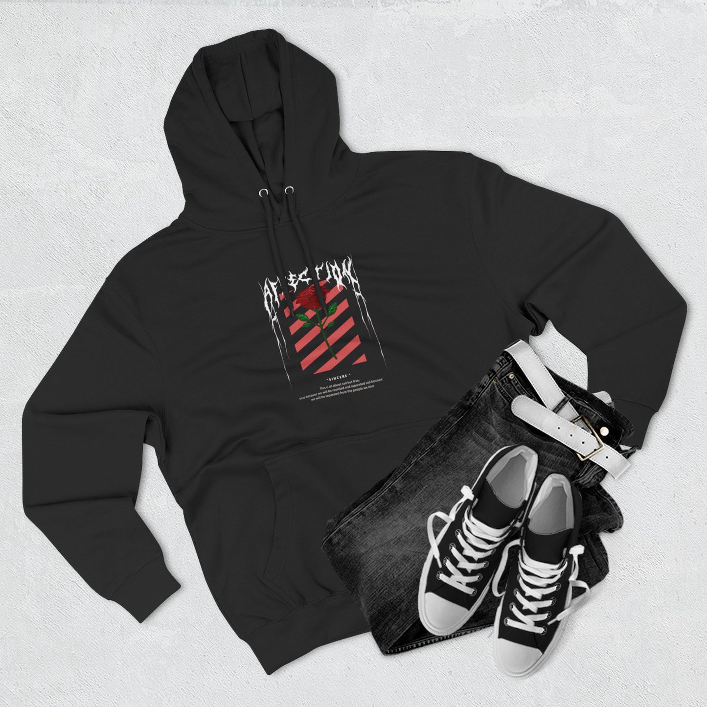 Stylish Three-Panel Fleece Hoodie – Perfect for Casual Days and Holiday Gifting