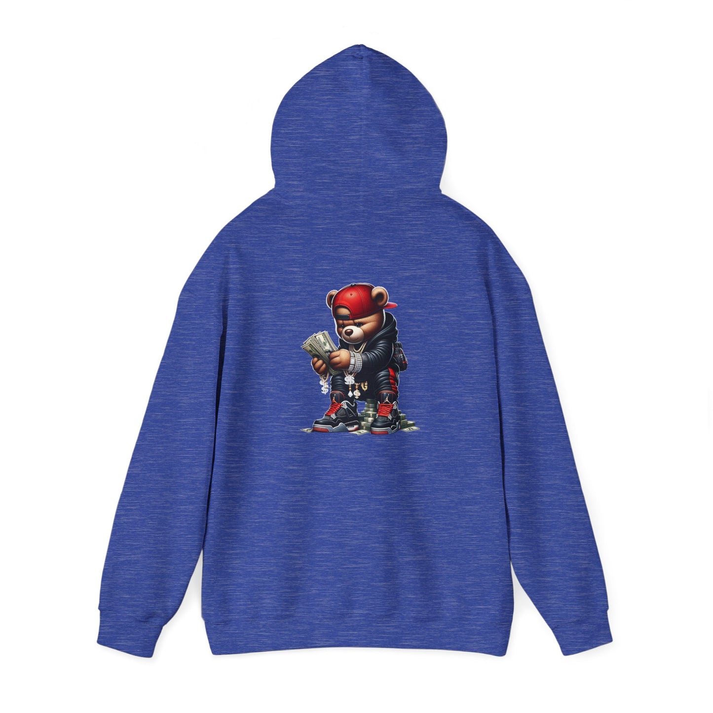 Hustle Bear Unisex Heavy Blend™ Hooded Sweatshirt | Motivational Streetwear for Entrepreneurs