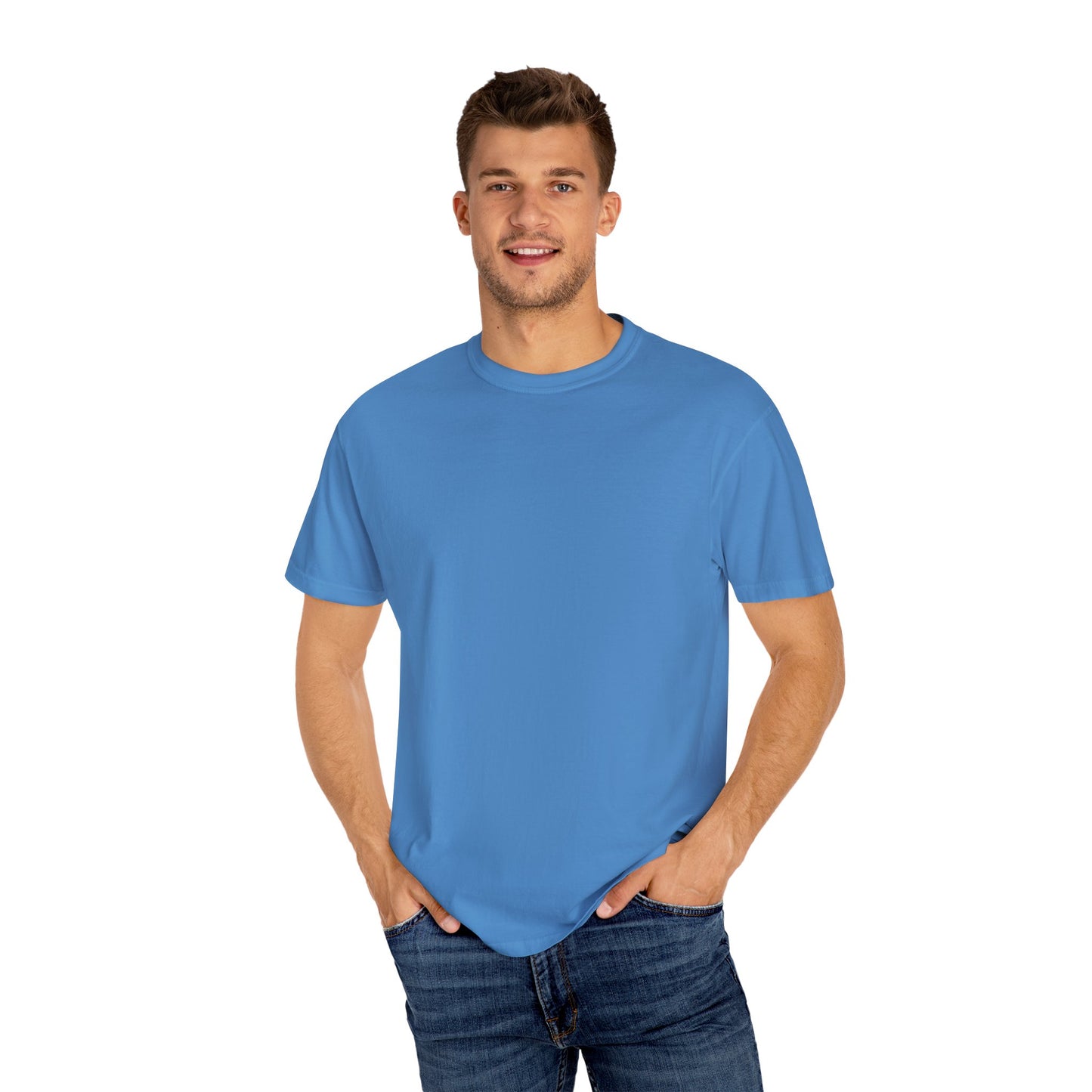 Unisex Garment-Dyed T-Shirt with Thought-Provoking Quote - Perfect for Casual Outings and Self-Reflection