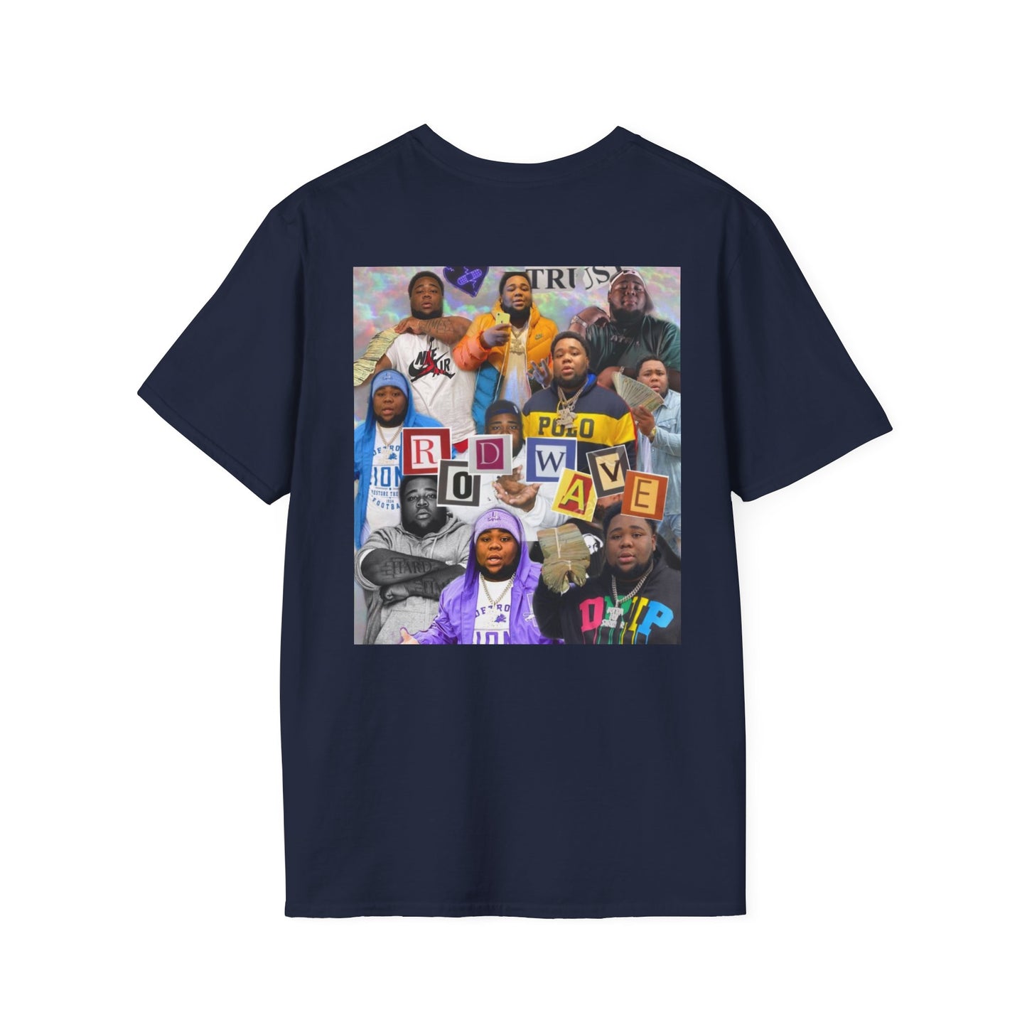 Unisex Softstyle T-Shirt with Ridwave Graphic - Casual Streetwear for Music Lovers