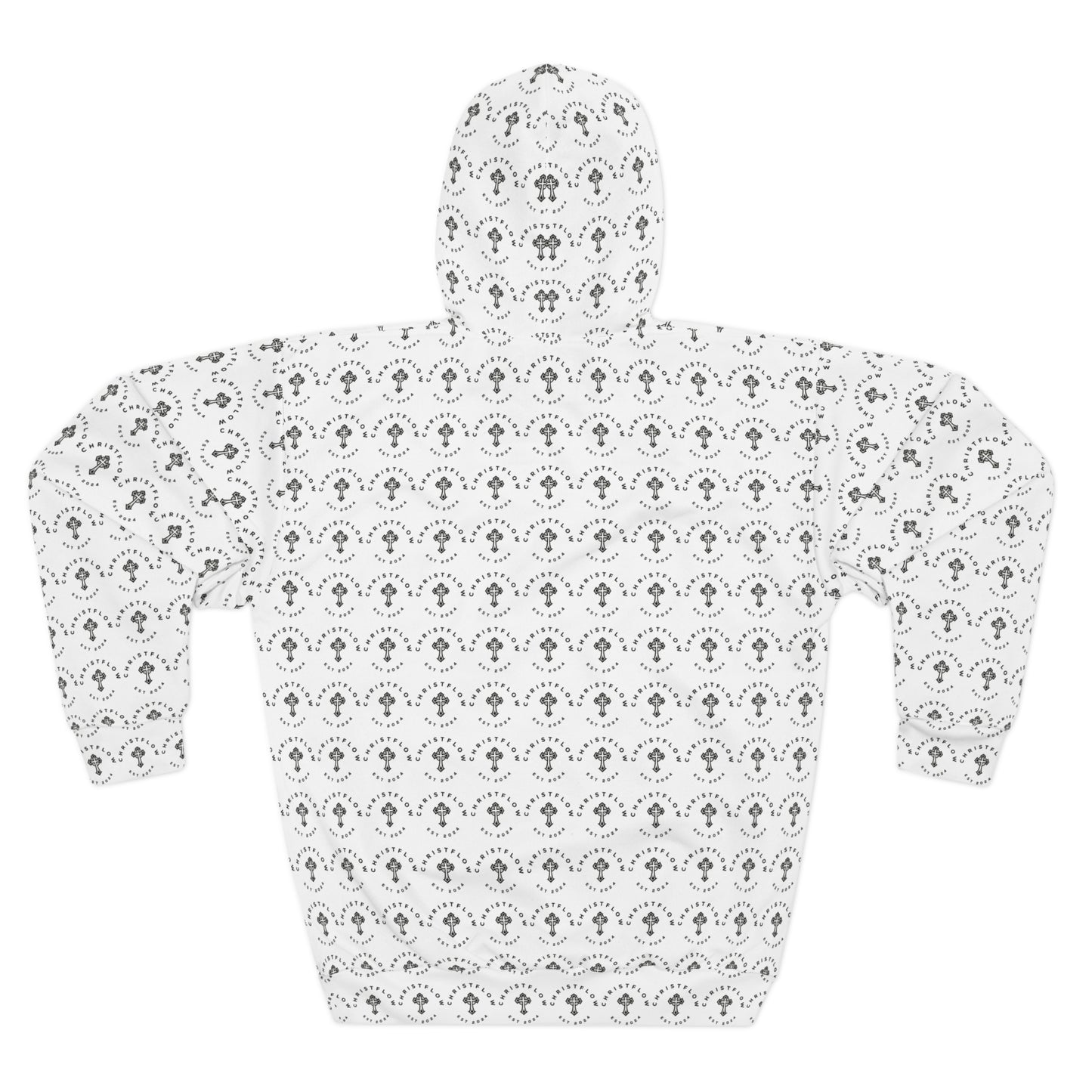 Cozy Patterned Unisex Pullover Hoodie - Modern Winter Style
