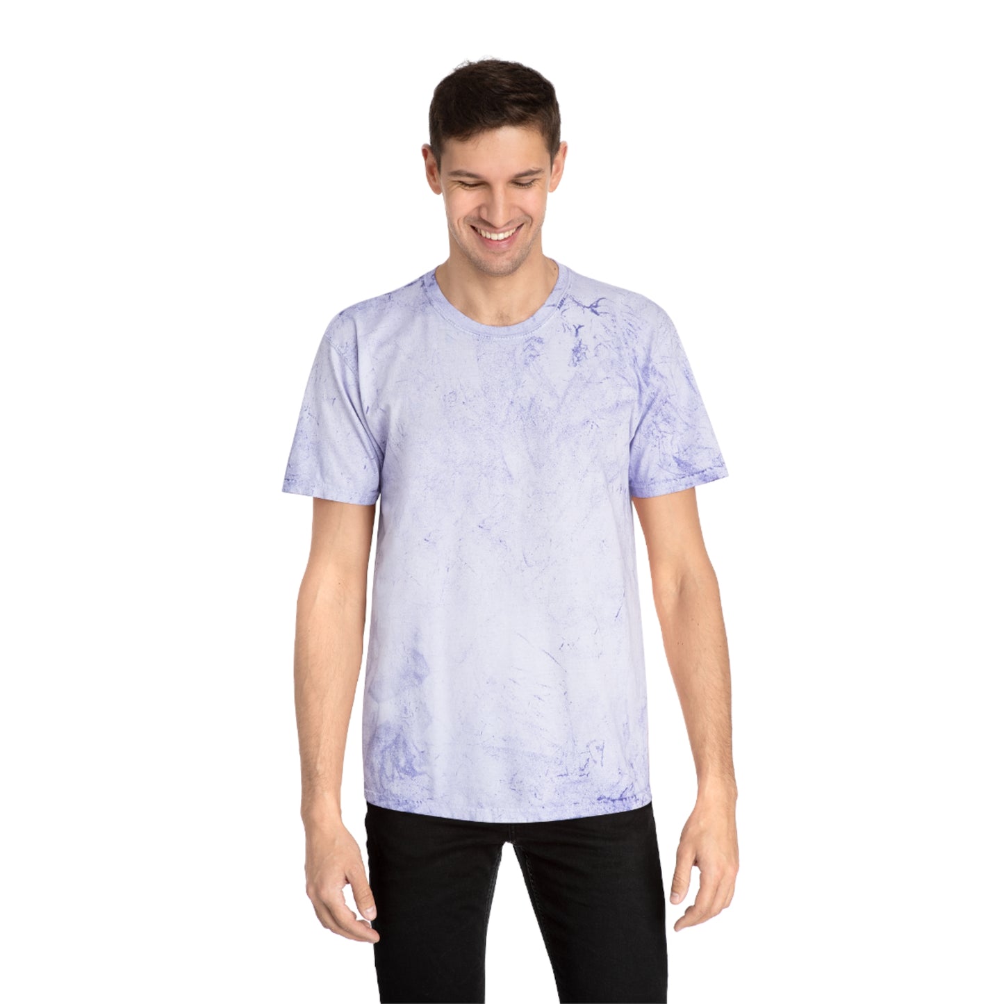 Unisex Color Blast Motivational T-Shirt - "Never Give Up" Design