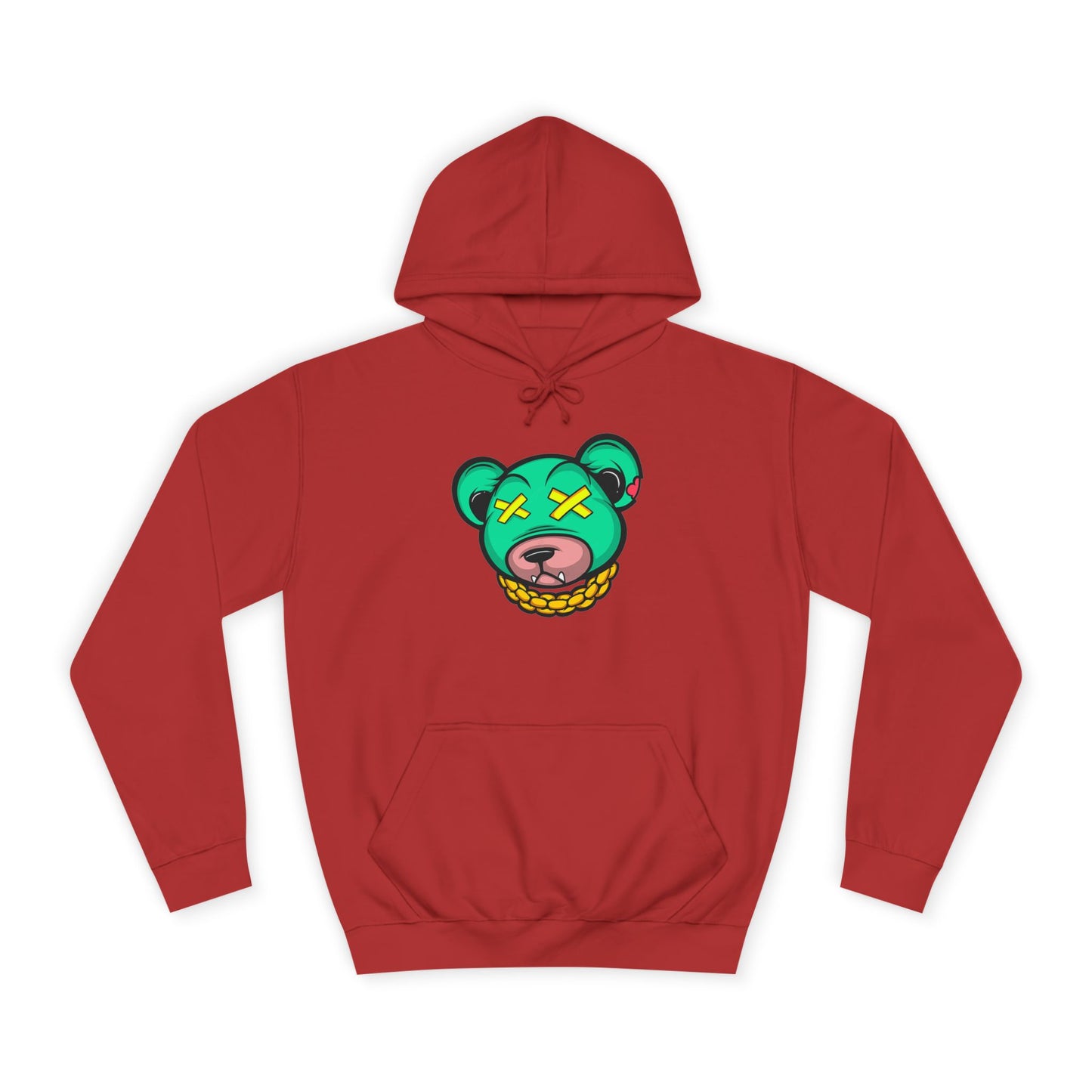 Cool Cartoon Bear Unisex College Hoodie