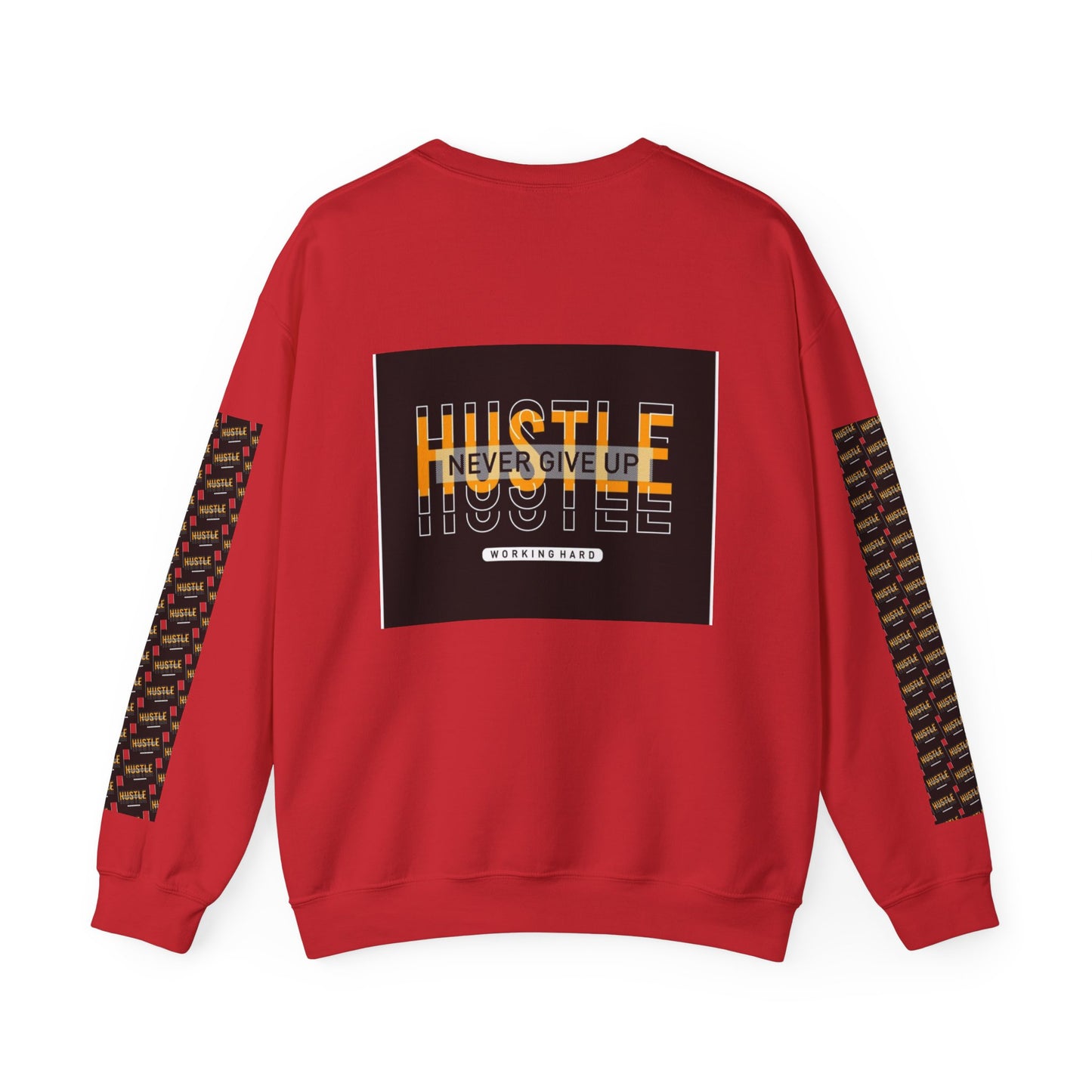 Hustle Crewneck Sweatshirt - Unisex Heavy Blend™ - Motivational Design